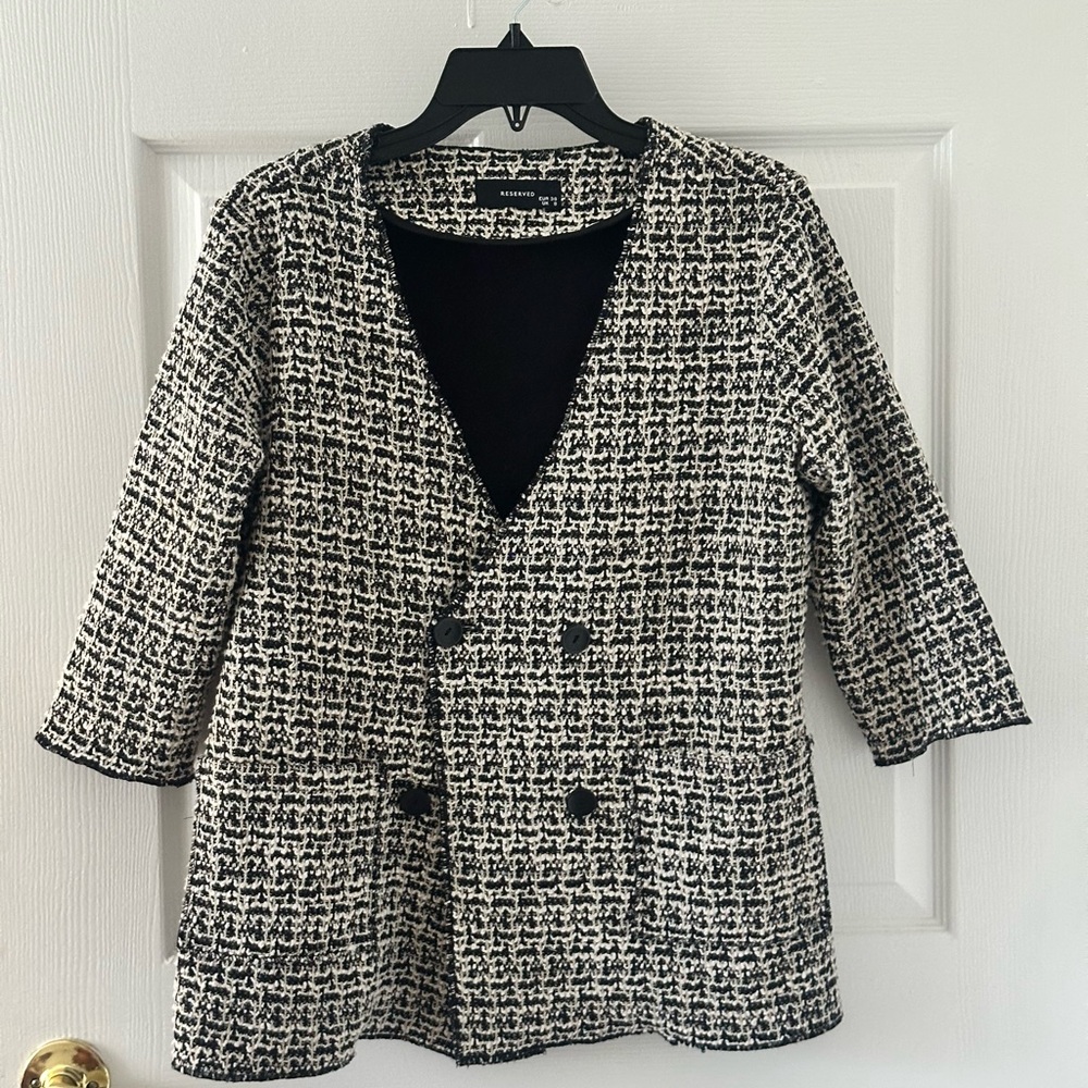 Black and White Women's Top